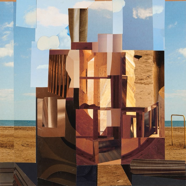 Czar-a-Lago, 2025, Paper collage, 11.75 X 12 inches (framed)